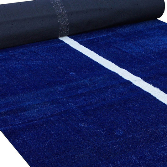 Turf Blue 23m x 2.4m with Centre lane marked in White (JUNE 2017)